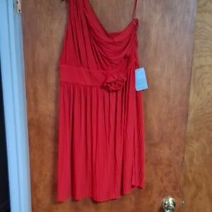 Max & Cleo Vibrant Red Dress